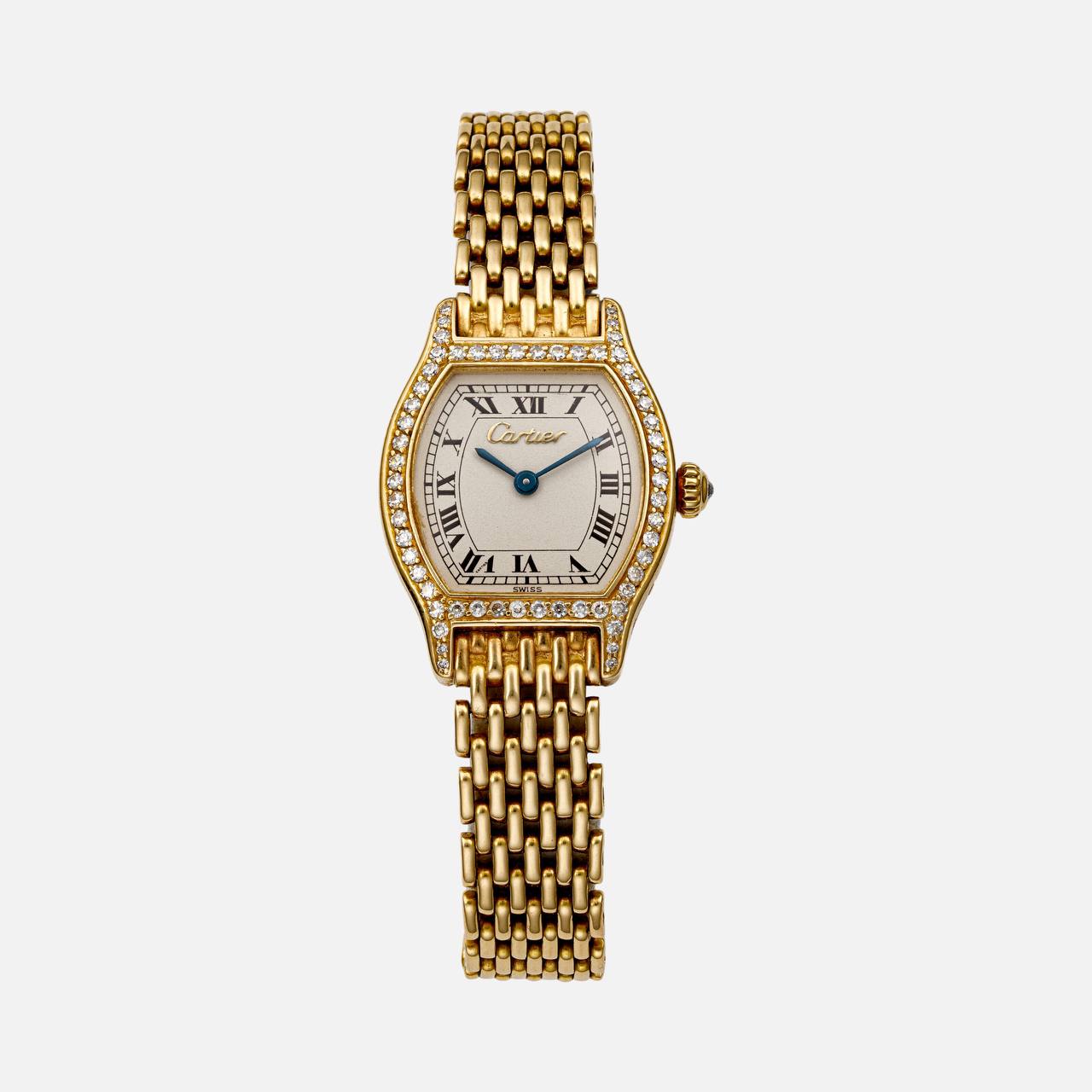  Cartier Tortue Diamond Bezel 66036