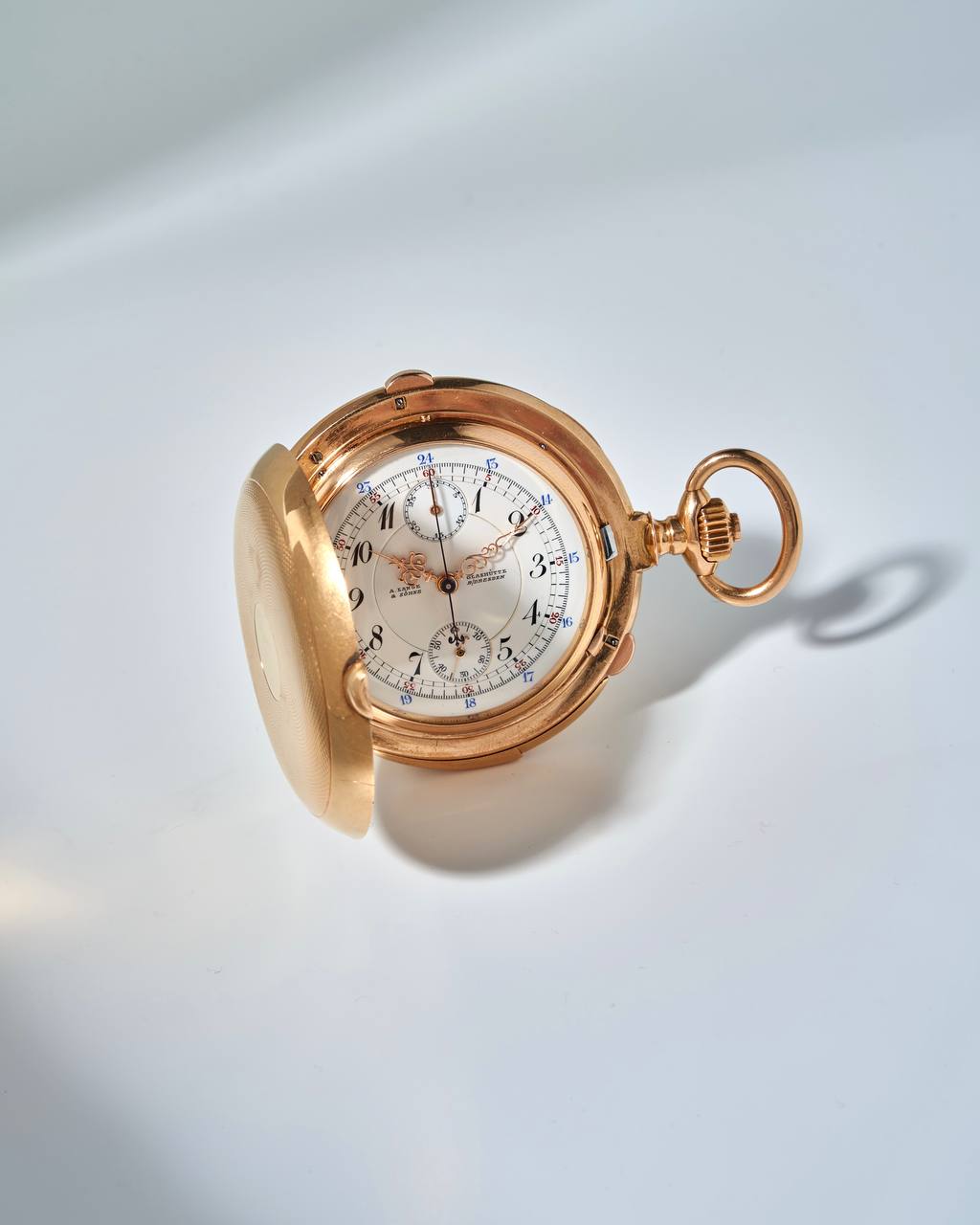 A. Lange & Söhne Glashütte B/Dresden Minute Repeater Split Chronograph Pocket Watch