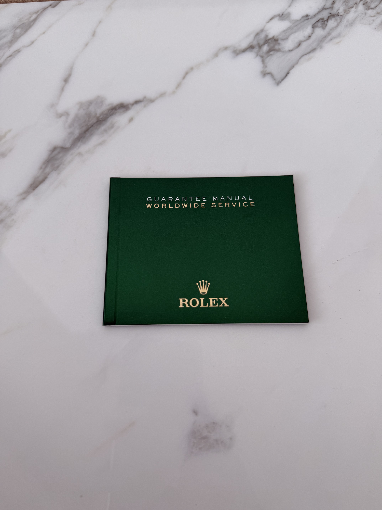 Мануал Rolex Guarantee Manual Booklet