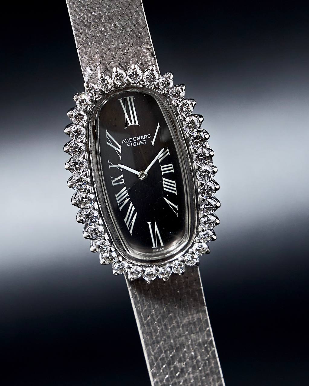 Audemars Piguet Vintage White Gold Diamond Bezel
