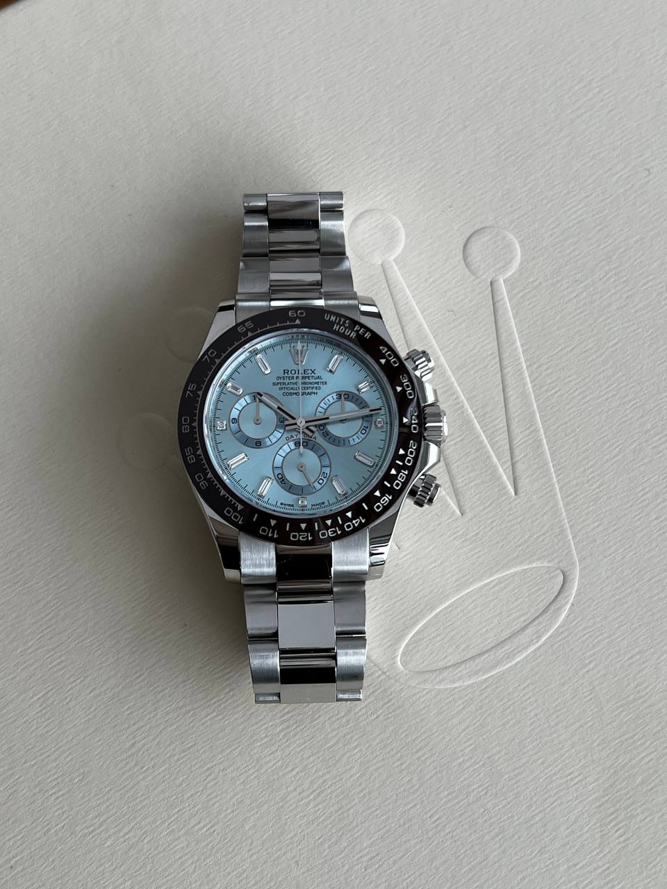 Rolex Daytona Platinum Ice Blue Dial 40 mm 116506