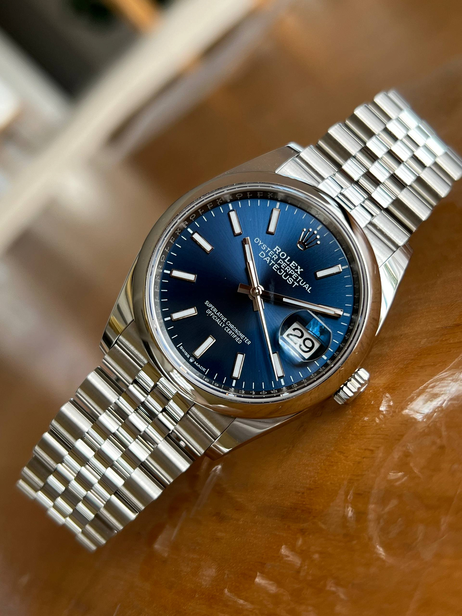 Rolex Datejust 36mm Blue Dial 126200 2025 Year NEW