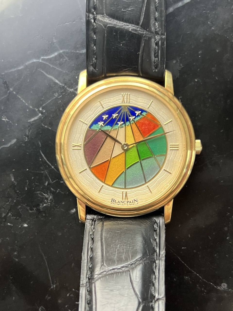 Blancpain Cloisonné Enamel Dial 