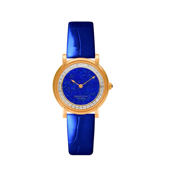 Parmigiani Fleurier Toric Baguette Diamond and Lapis Lazuli Dial