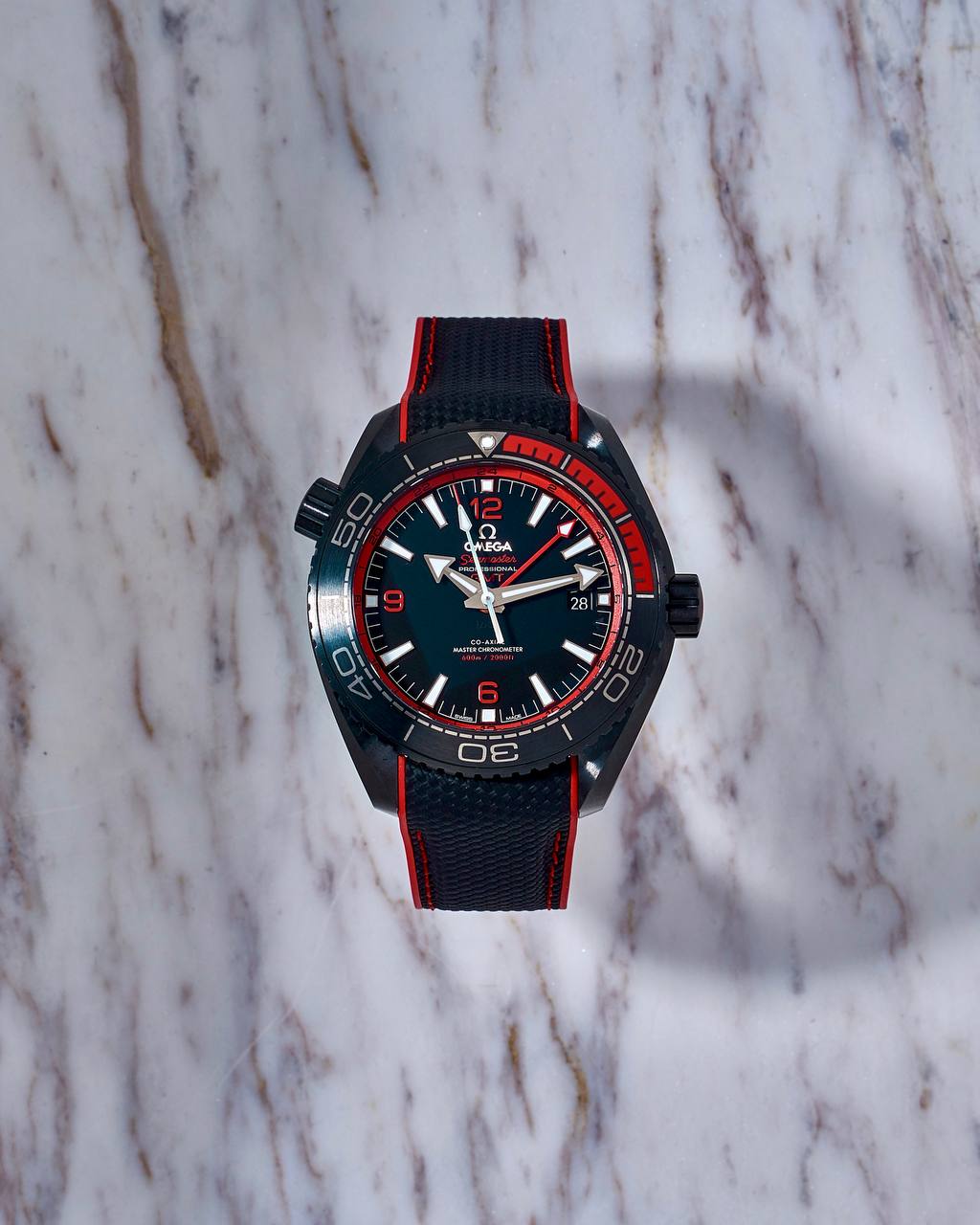 Omega Seamaster Planet Ocean 600m GMT Deep Black 45,5mm Ceramic NEW