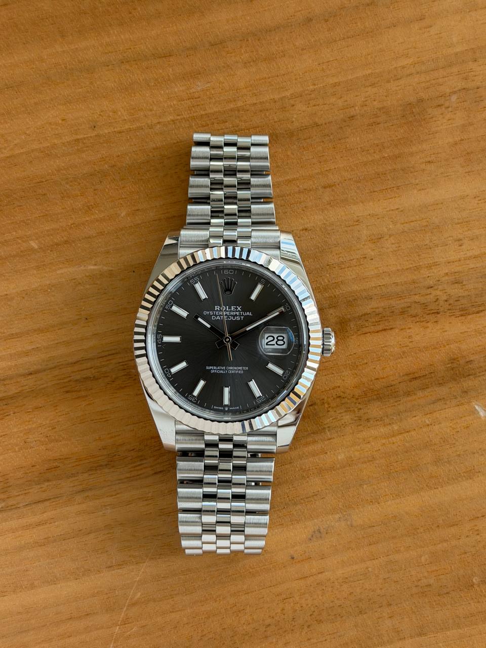 Rolex Datejust Jubilee 41mm Grey Dial 126334 
