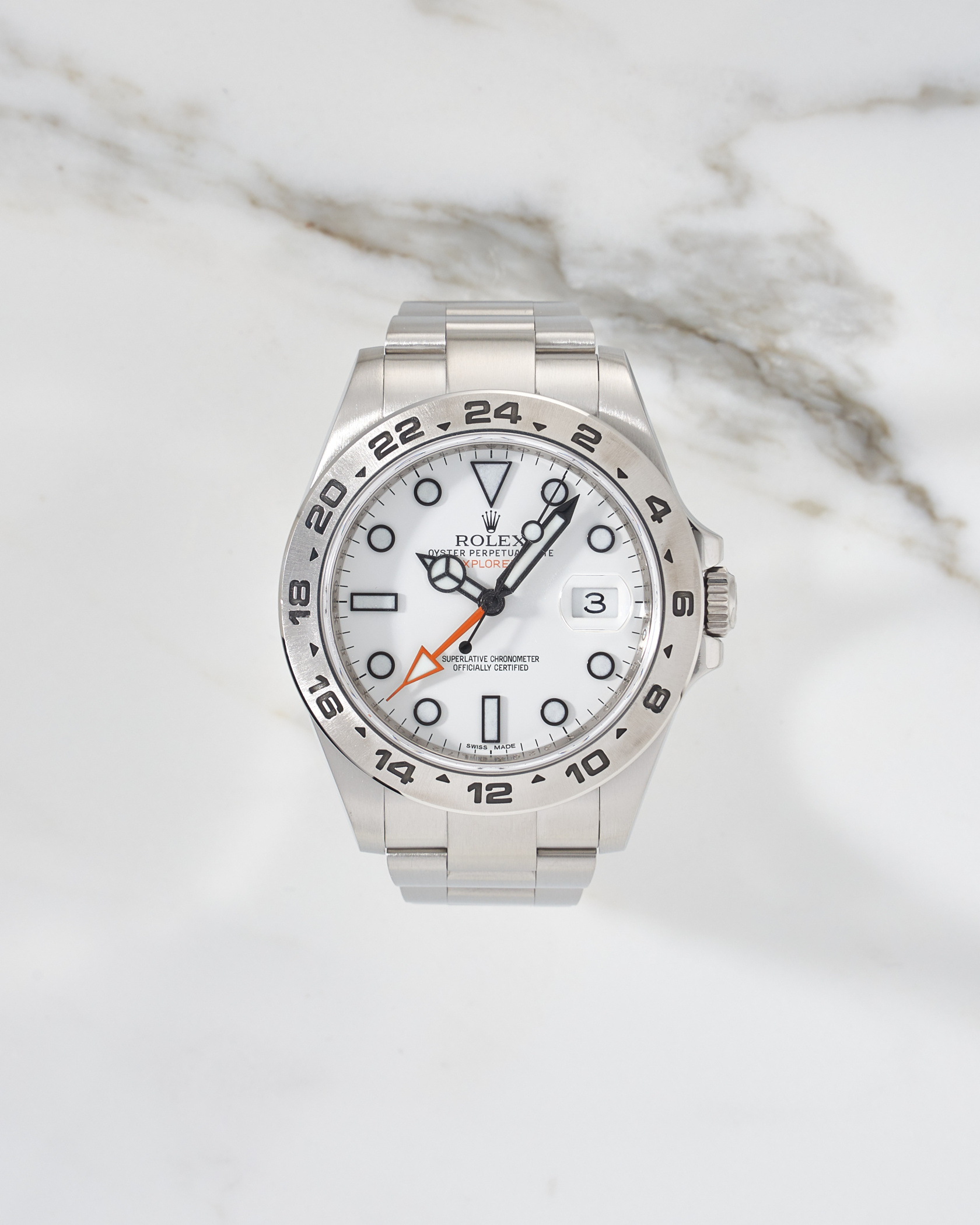 Rolex Explorer II White Dial 216570