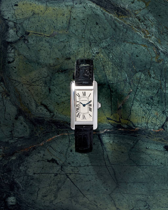 Cartier Tank Américaine Lady White Gold 2489
