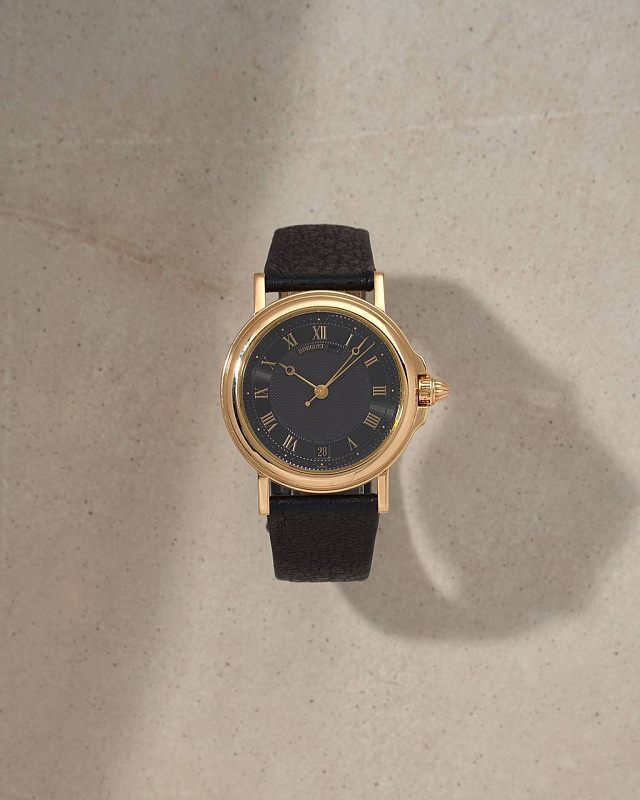 Breguet Marine Gold Black Dial 3400
