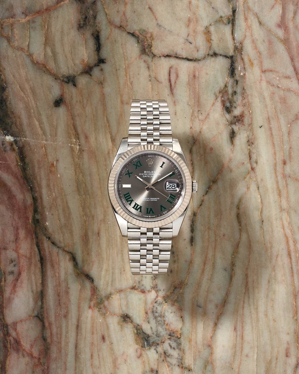 Rolex Datejust 41 Wimbledon Dial Jubilee 126334 