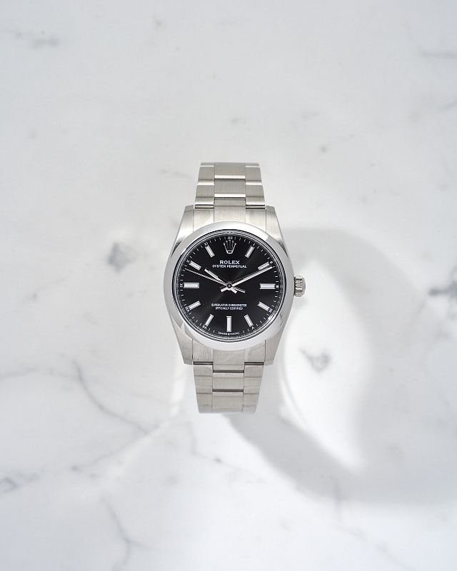 Rolex Oyster Perpetual 34mm with papers 2022 year NEW