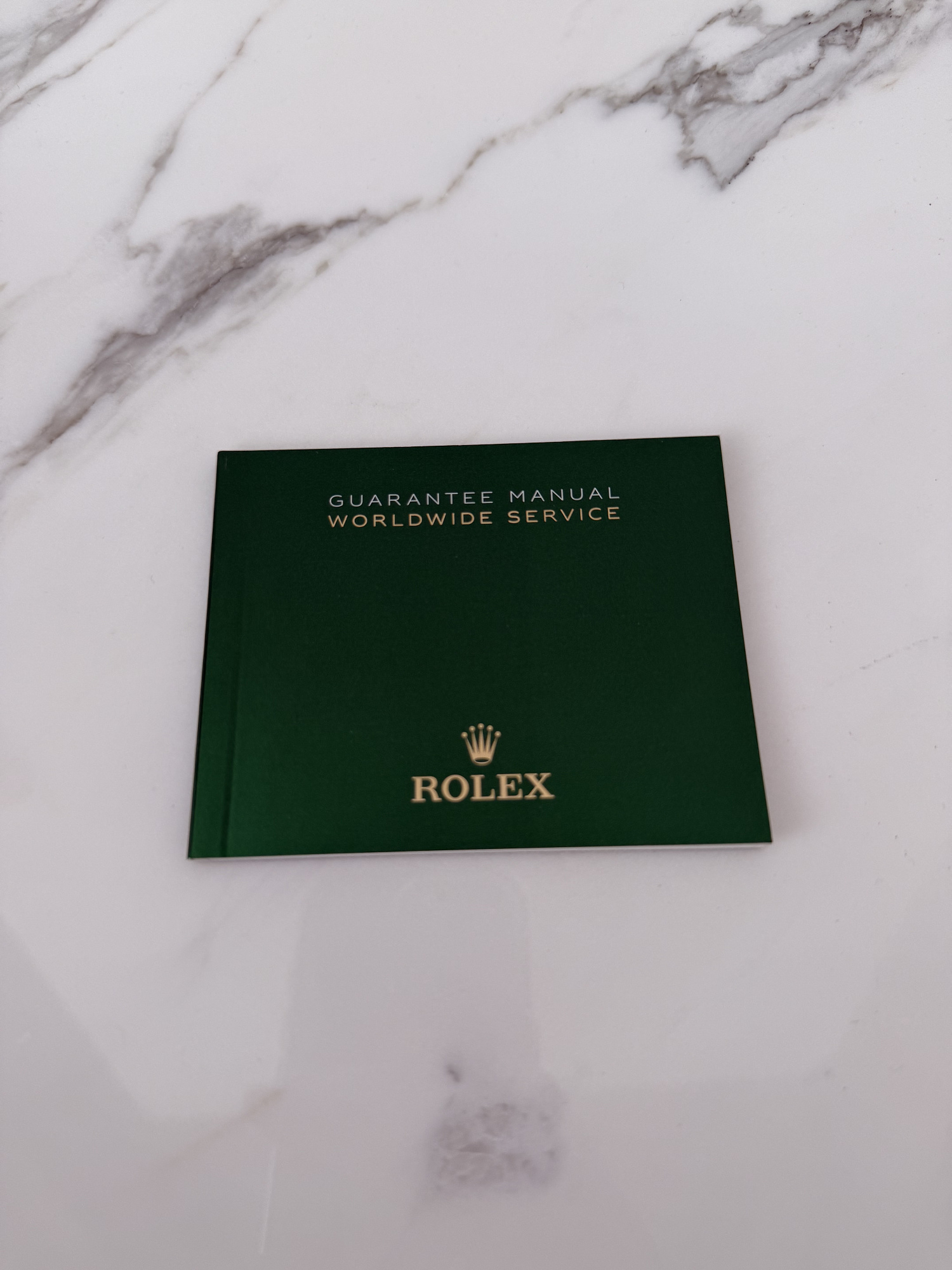 Мануал Rolex Guarantee Manual Booklet