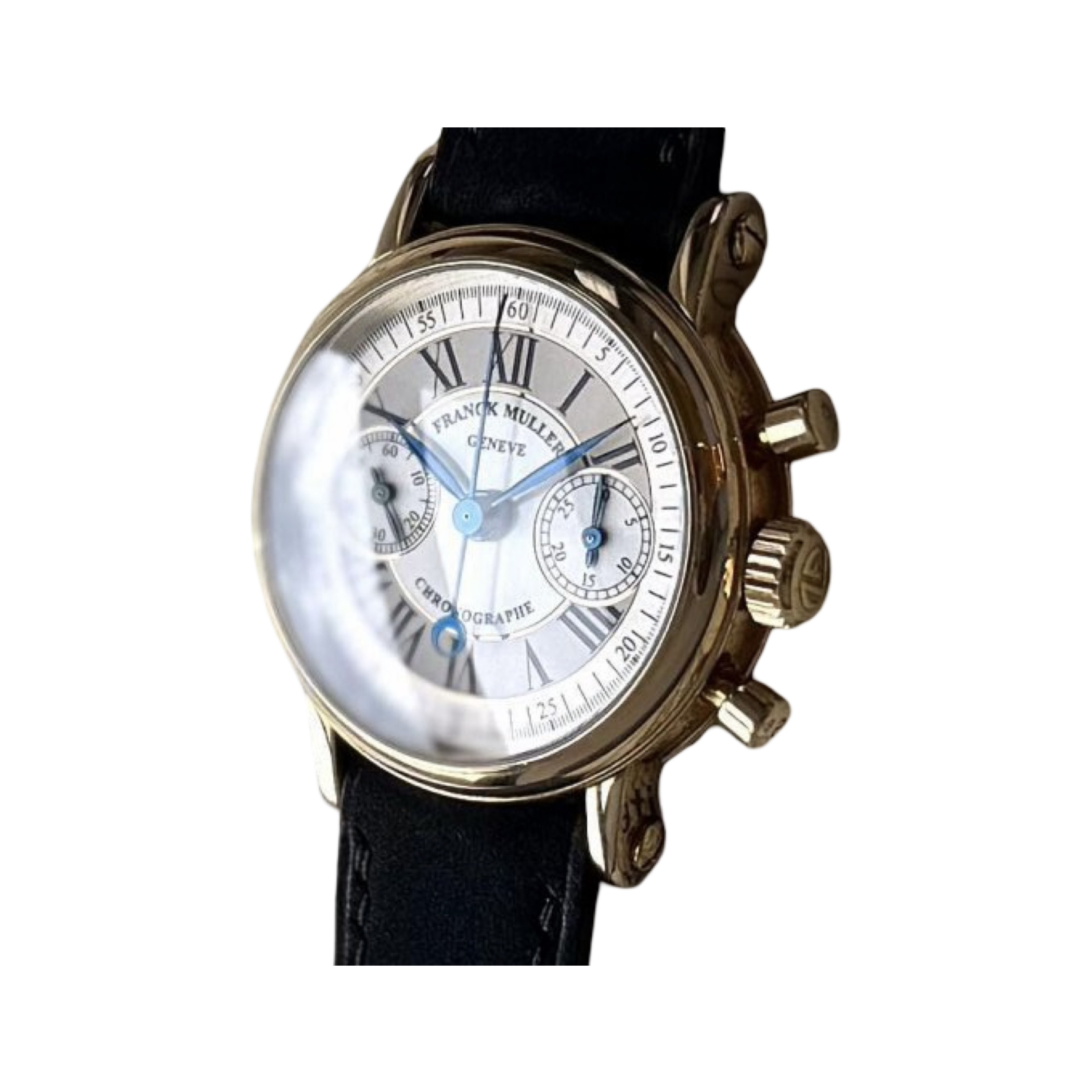 Franck Muller Chronograph Breguet Hands with Roman Numeral Hour Markers 