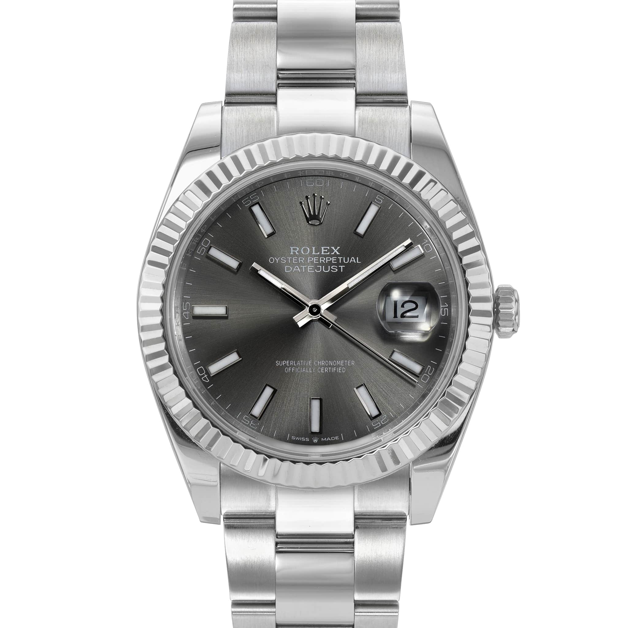 Rolex Datejust 41mm Grey Dial 126334 