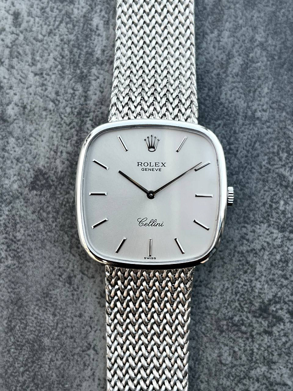 Rolex Cellini Vintage White Gold 4114