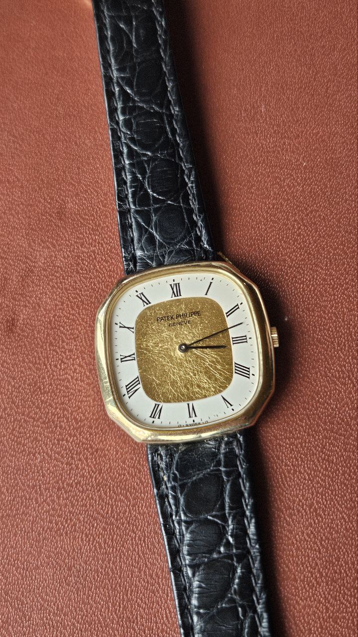 Patek Philippe Ellipse Enamel and Gold Dial 3855