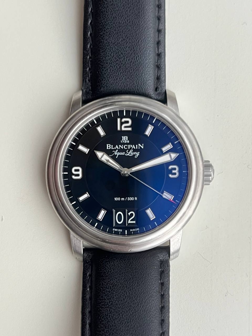 Blancpain Leman Aqua Lung Ultra Slim Big Date