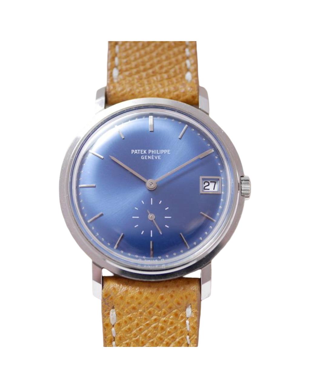 Patek Philippe Calatrava Blue Dial White Gold 3445