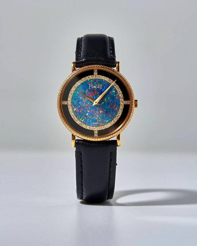 Piaget Vintage Opal Onyx Diamond Dial 9026