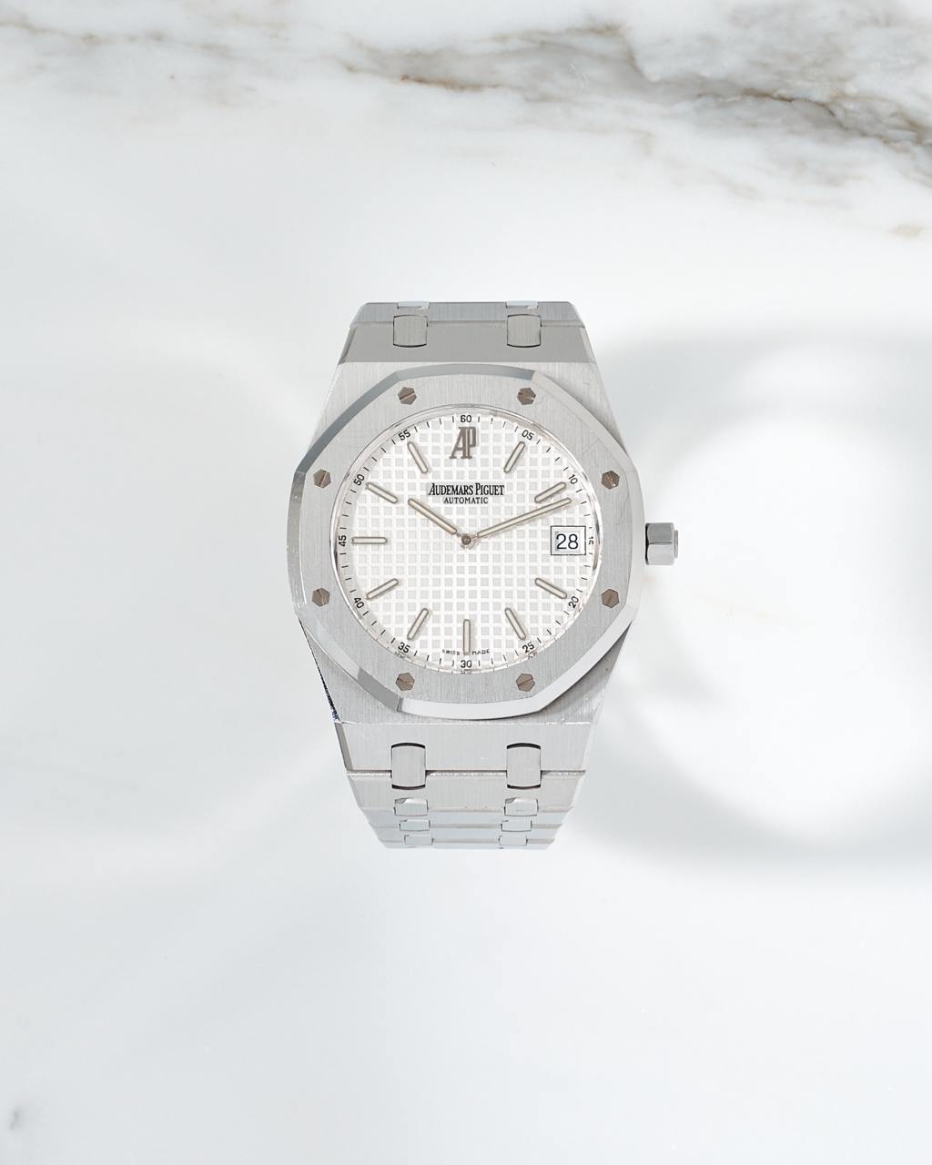 Audemars Piguet Royal Oak Jumbo White Dial 15202