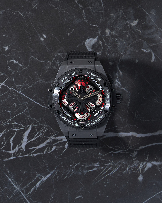 Hublot Big Bang King Power Unico GMT Black Ceramic 48mm