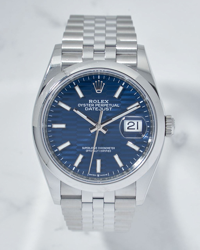 Datejust 36mm blue dial on sale