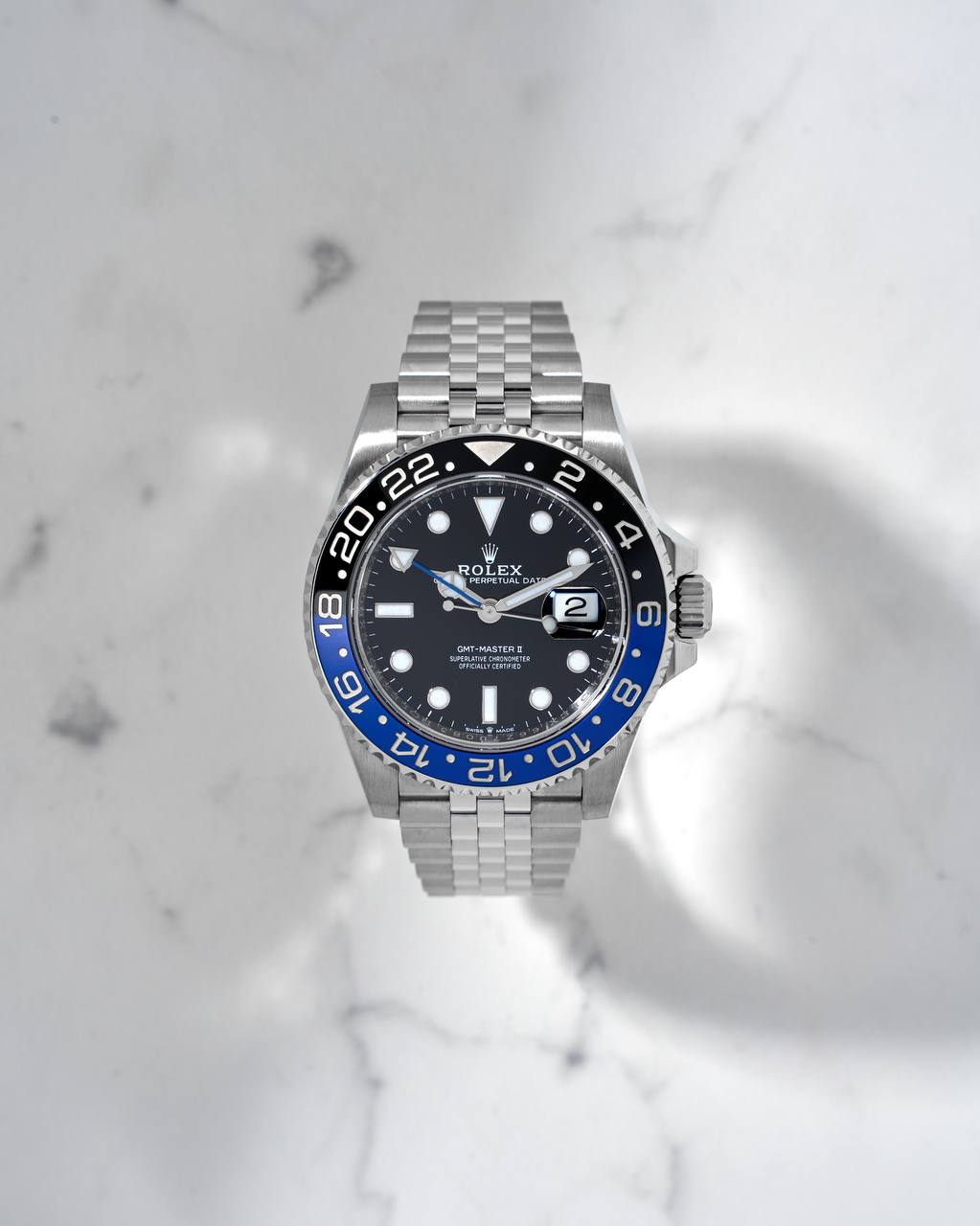 Rolex GMT-Master II Batgirl 126710BLNR NEW