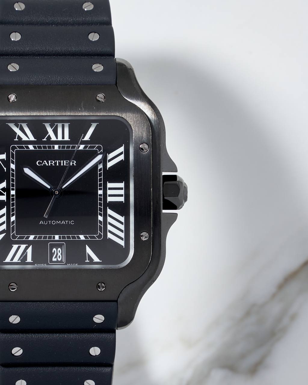 Cartier santos negro clearance