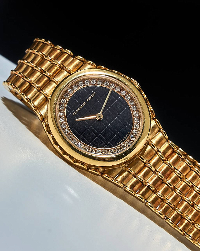 Audemars Piguet Bamboo Lady Factory Diamonds