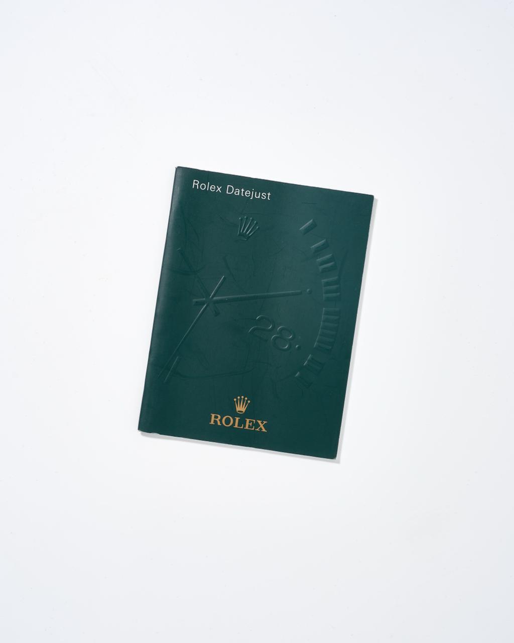 Rolex Datejust Booklet