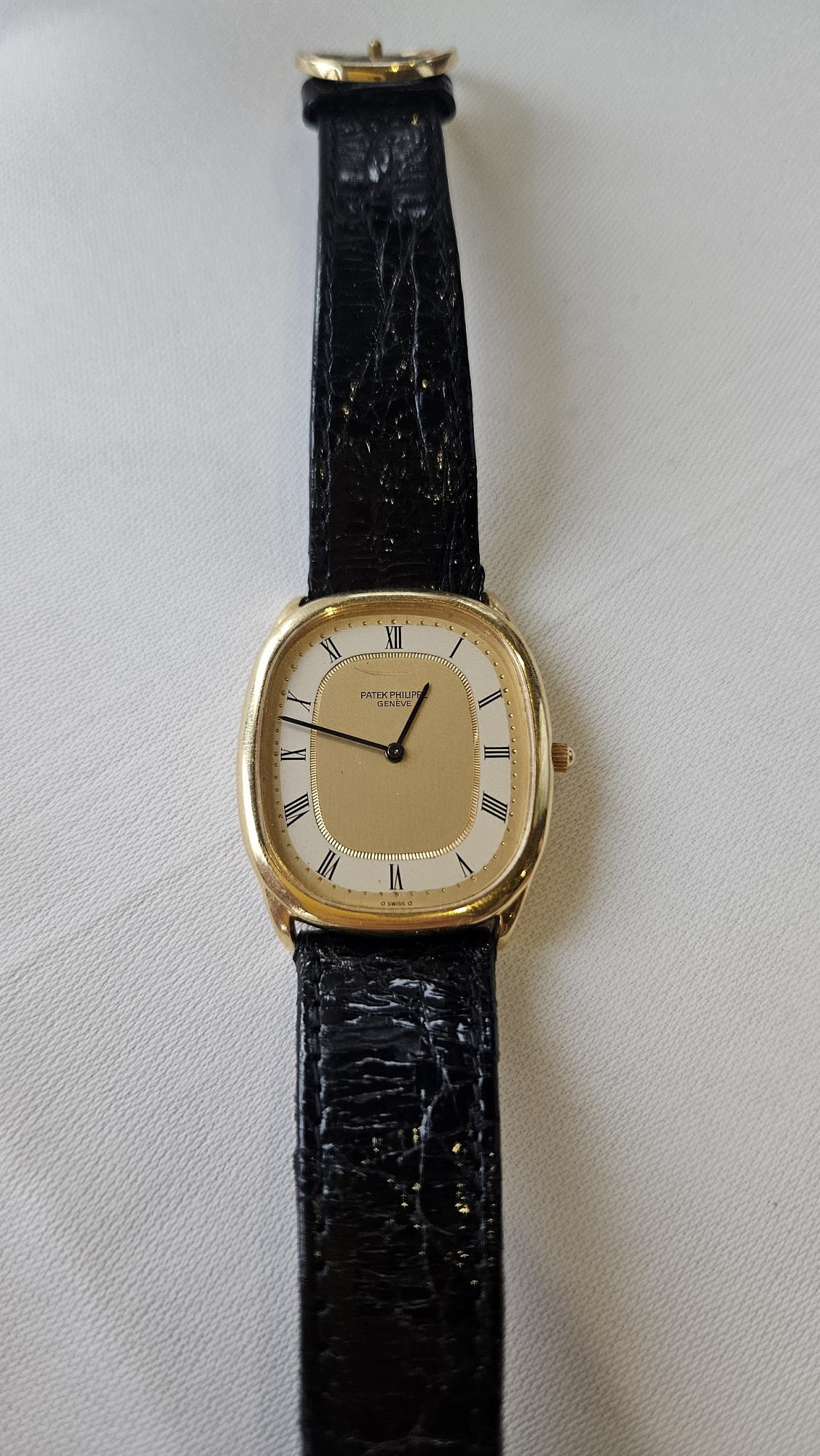 Patek Philippe Golden Ellipse Two-Tone Dial 3771