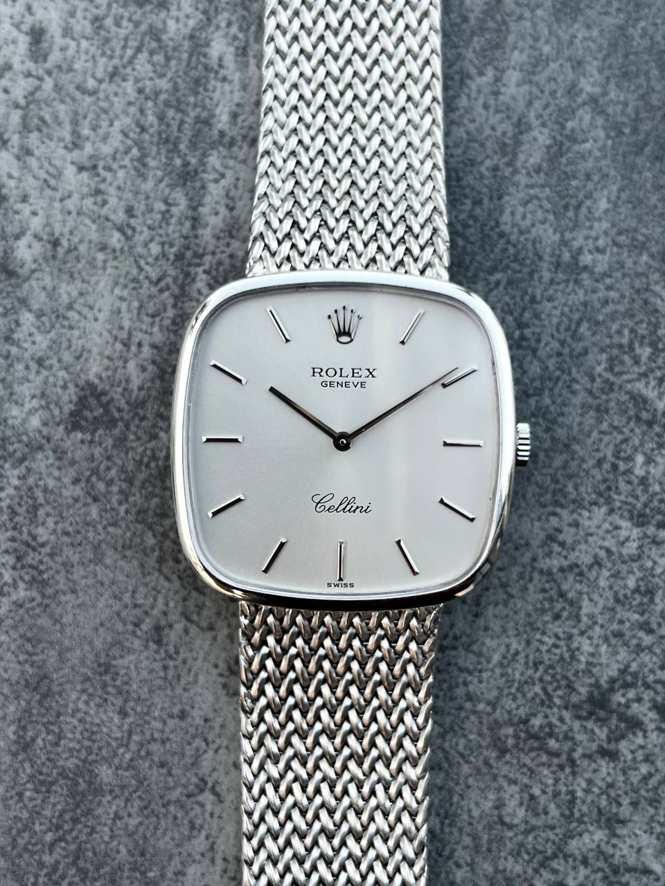 Rolex Cellini Vintage White Gold 4114