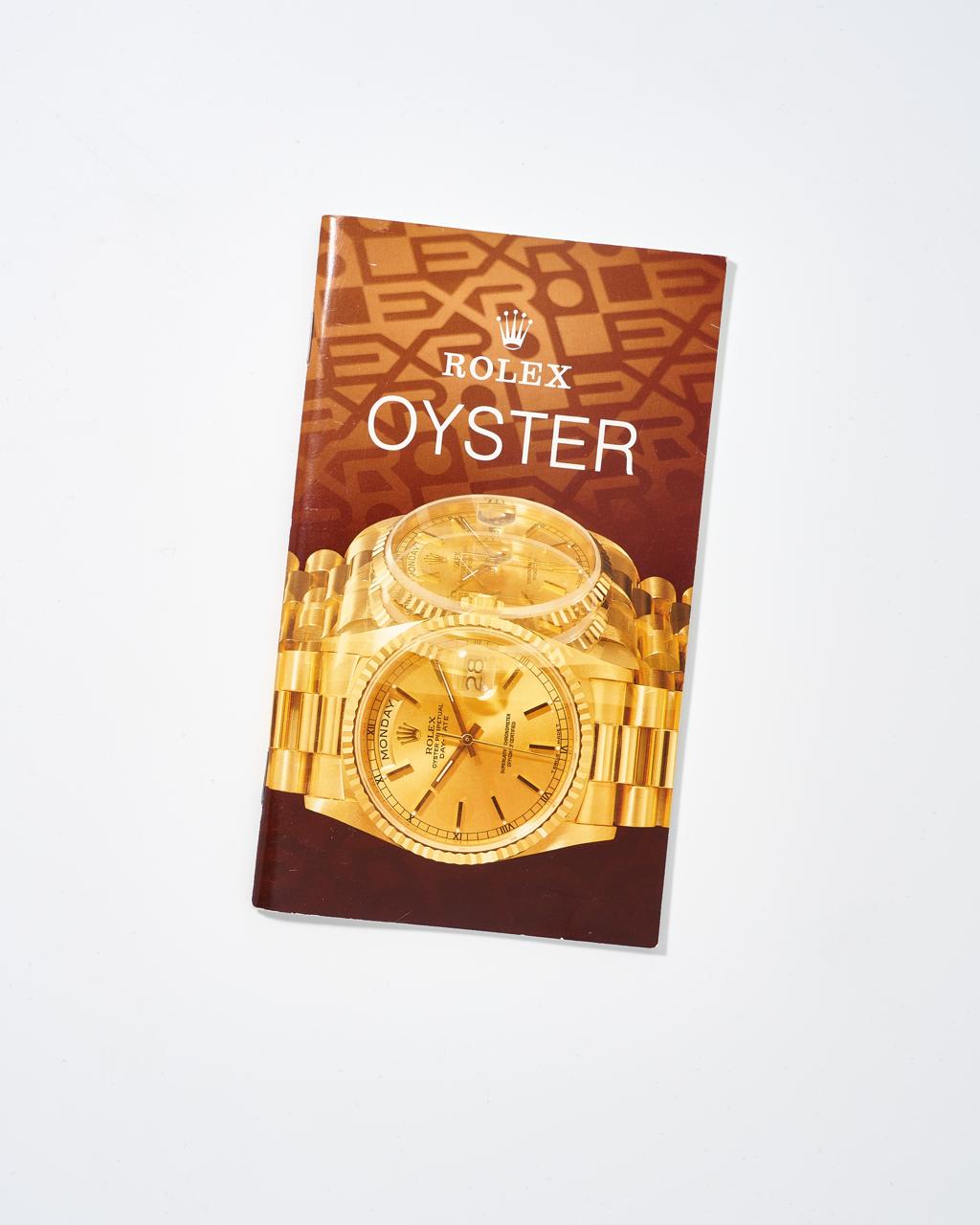 Rolex Oyster Booklet Vintage