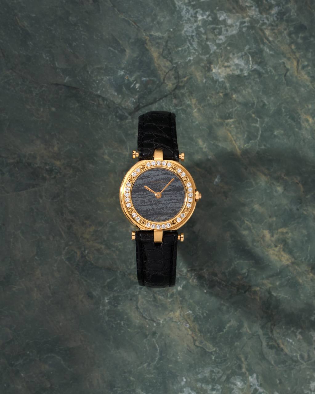 Cartier Santos Vendome with Diamonds Ferrite Dial 8191