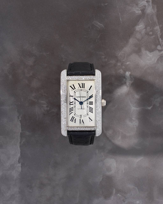 Cartier Tank Americaine XXL White Gold 2928