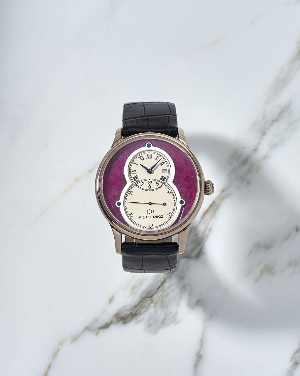  Jaquet Droz Grande Seconde White Gold Amethyst Dial 43mm