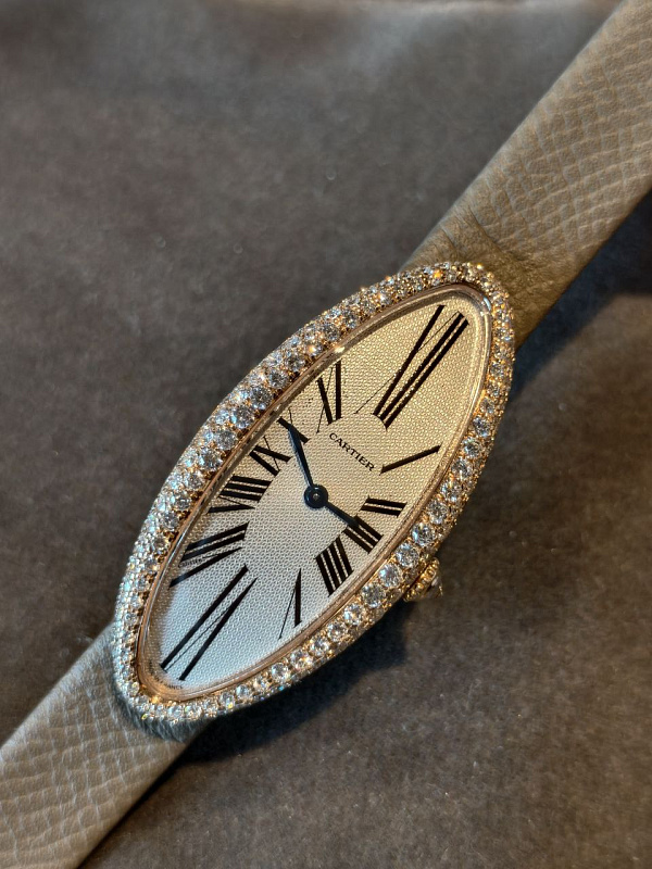 Cartier Baignoire Allongee Diamond Bezel 2515