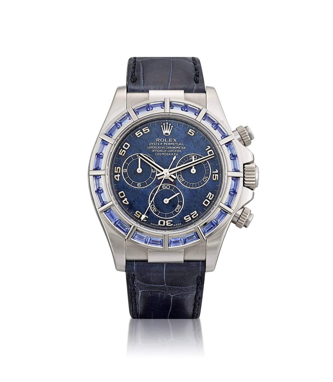 Rolex Cosmograph Daytona 40mm White Gold and Sapphire 116589
