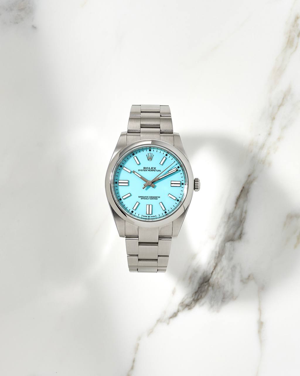 Rolex Oyster Perpetual 41mm Tiffany Dial 124300