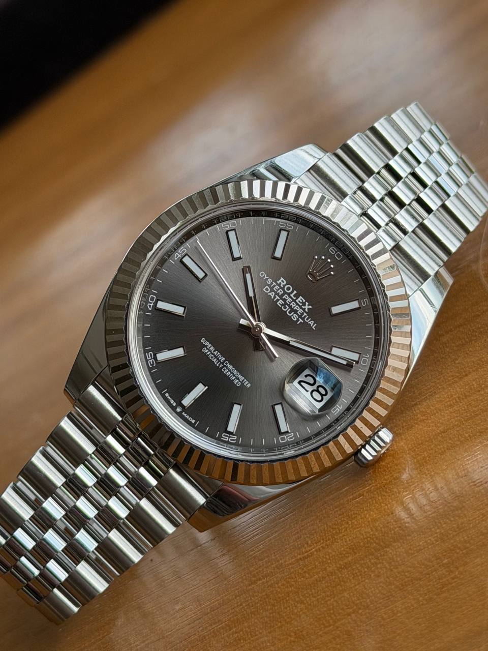 Rolex Datejust Jubilee 41mm Grey Dial 126334 