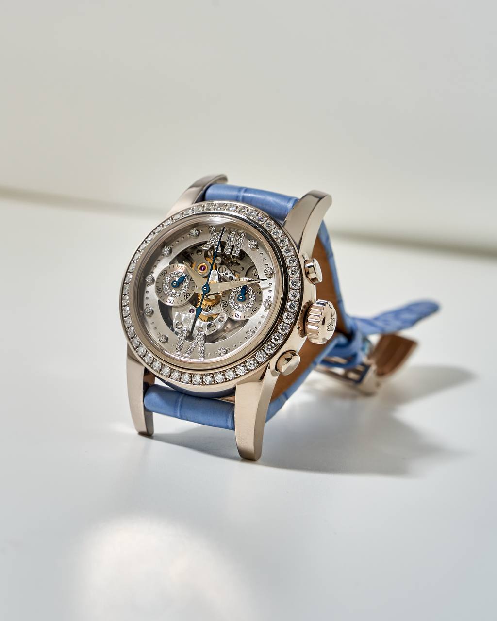 Girard-Perregaux Small Chronograph Skeleton White Gold