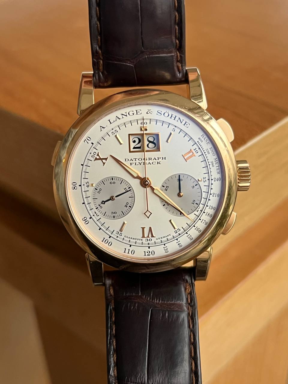 A. Lange & Söhne Datograph Flyback Rose Gold