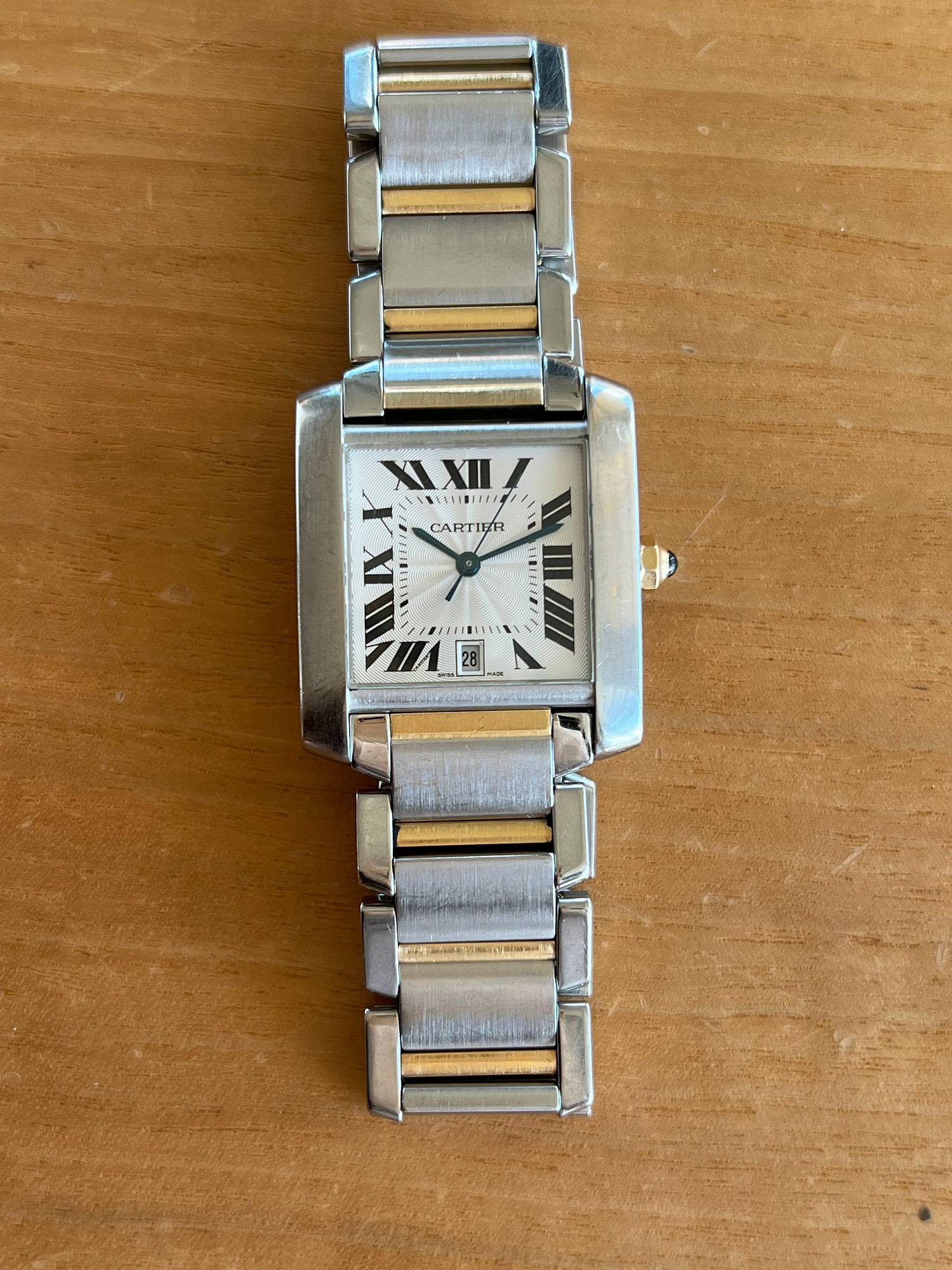 Cartier Tank Francaise Steel&Gold 2302