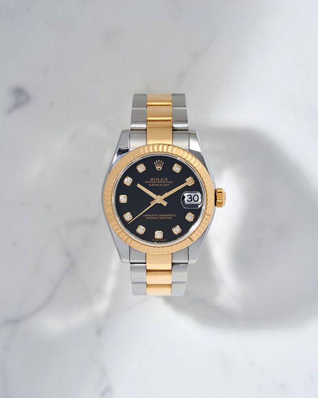 Rolex Oyster Perpetual Datejust 31mm Steel & Gold with Diamonds
