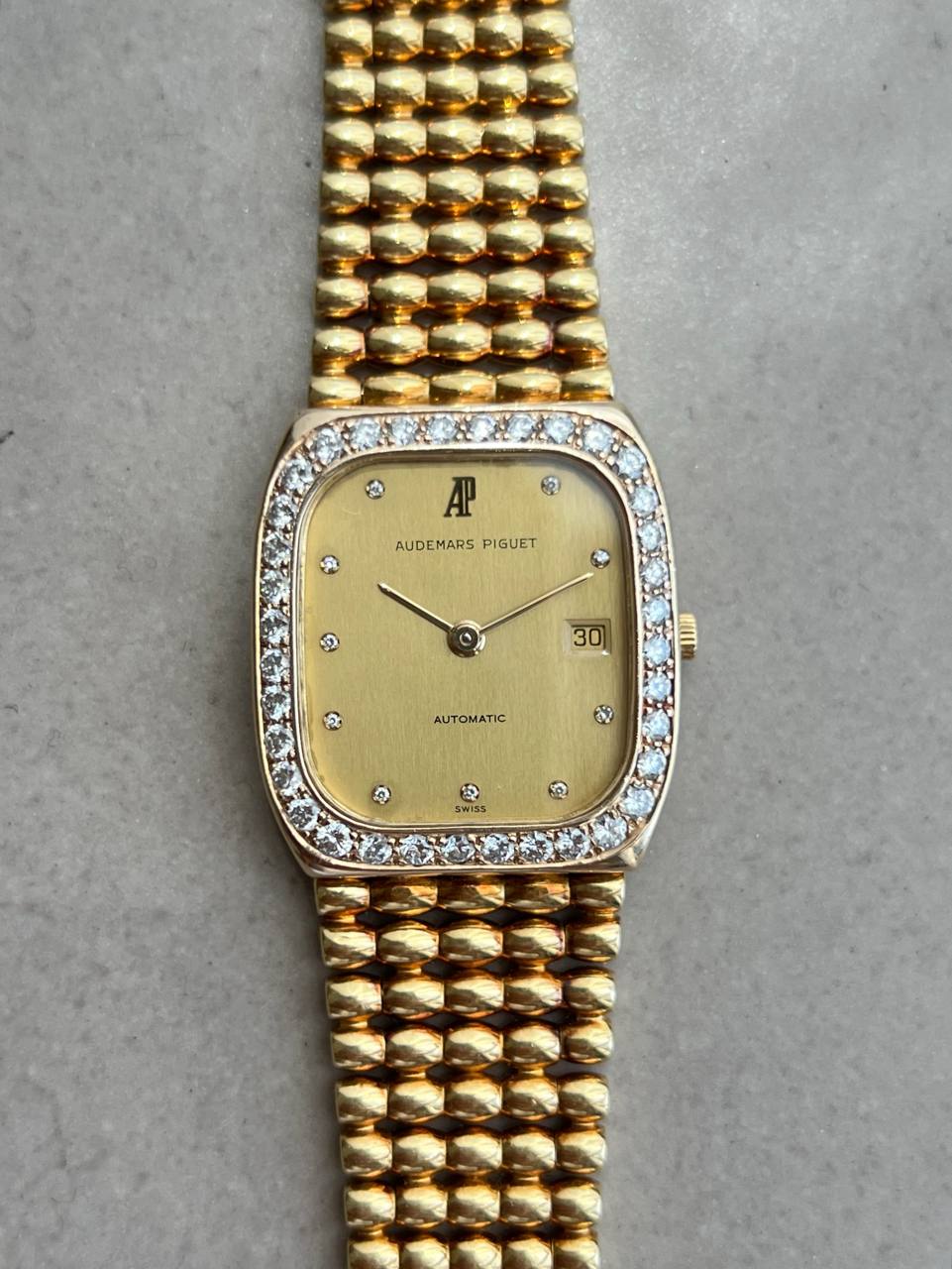 Audemars Piguet Champagne Dial and Diamonds