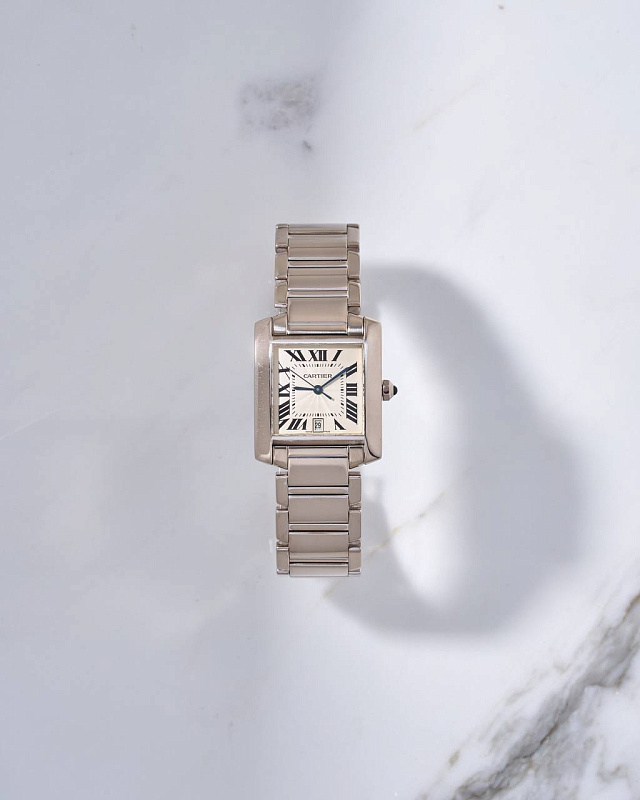 Cartier Tank Francaise 2366 White Gold