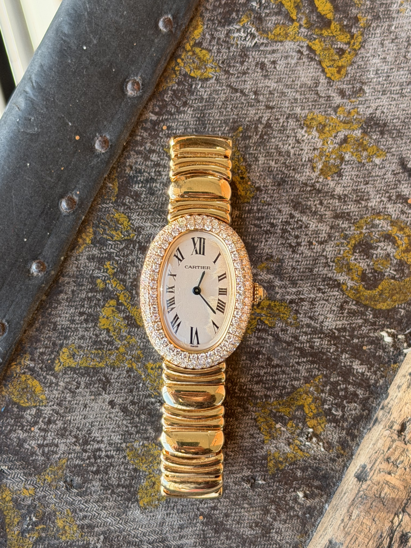 Cartier Baignoire Factory Diamonds 8057912