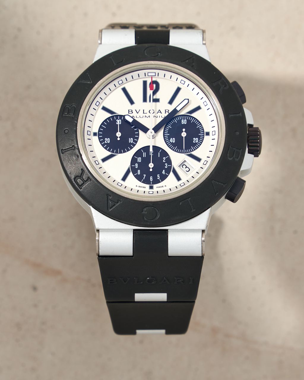 Bulgari Diagono Aluminium Panda Chronograph
