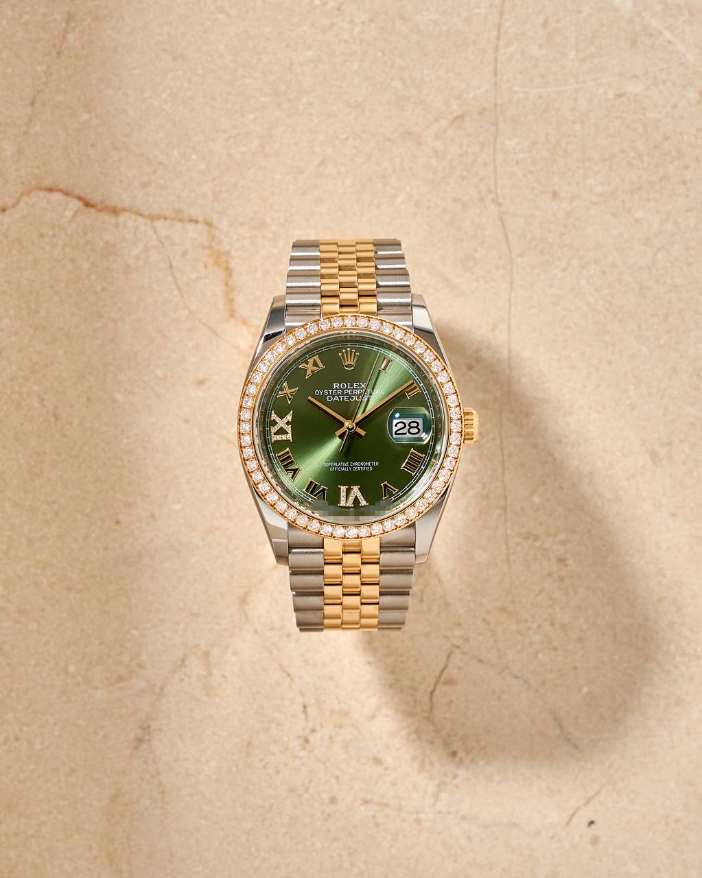 Rolex Datejust 36mm Green Dial 126283RBR