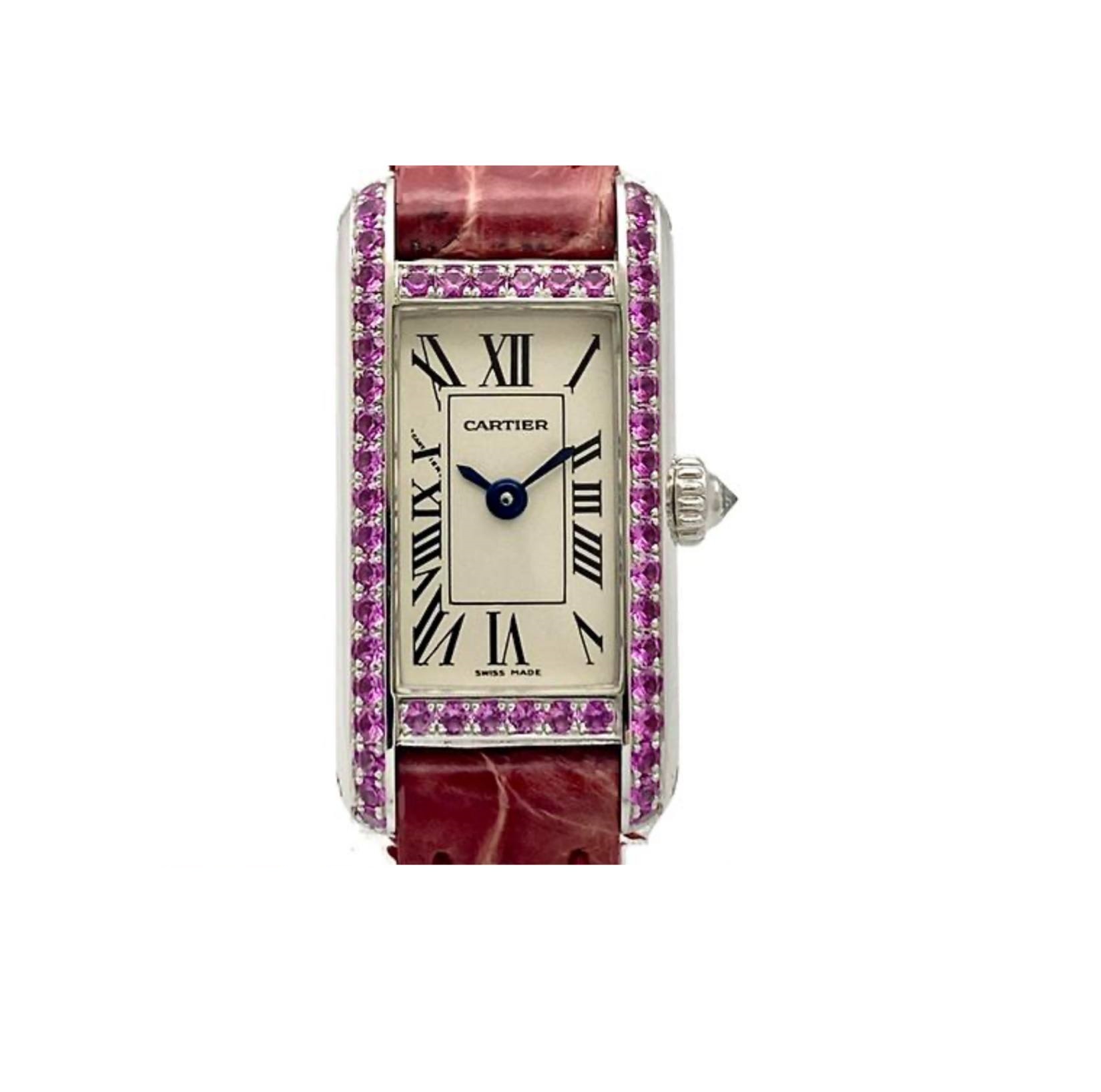 Cartier Tank Allongee Small White Gold 2525